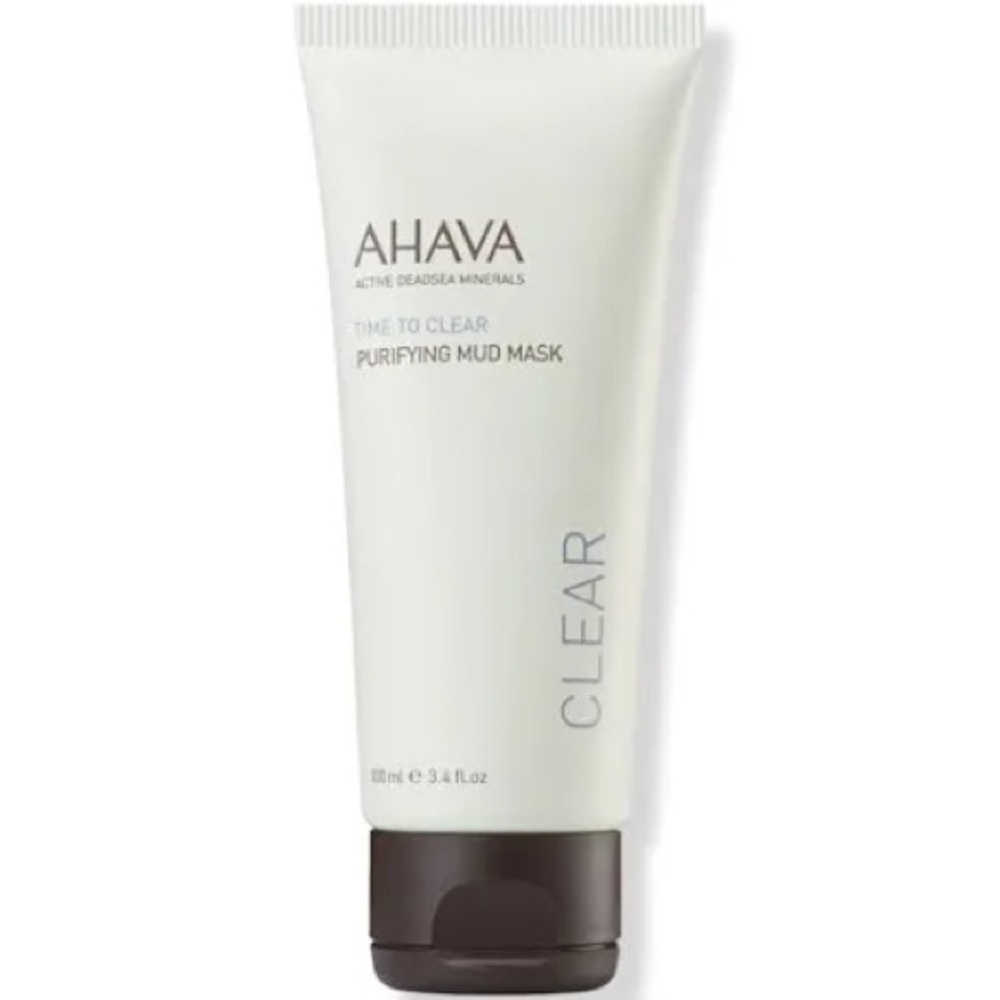 2 FOR $20 AHAVA Dead Sea Time to Clear Purifying Face Mud Mask 3.4 Fl Oz $39